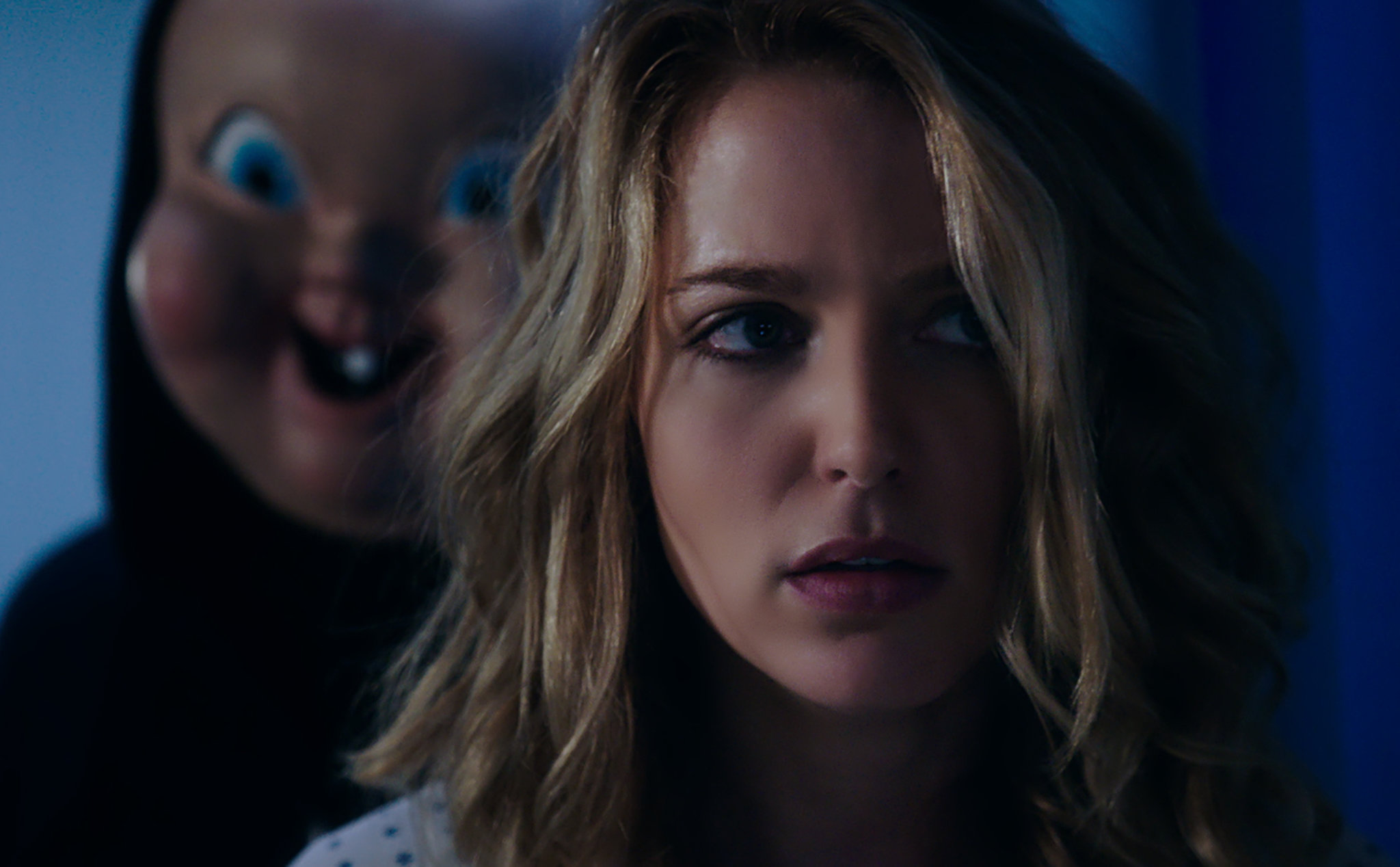 Jessica Rothe as Tree Gelbman in Happy Death Day 2U as plans continue for Happy Death Day Tree