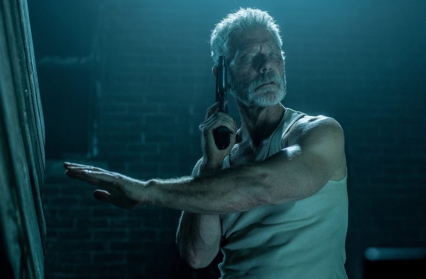 Jane Levy as Rocky and Stephen Lang as the Blind Man in Don’t Breathe as both are confirmed to return for Don’t Breathe 3