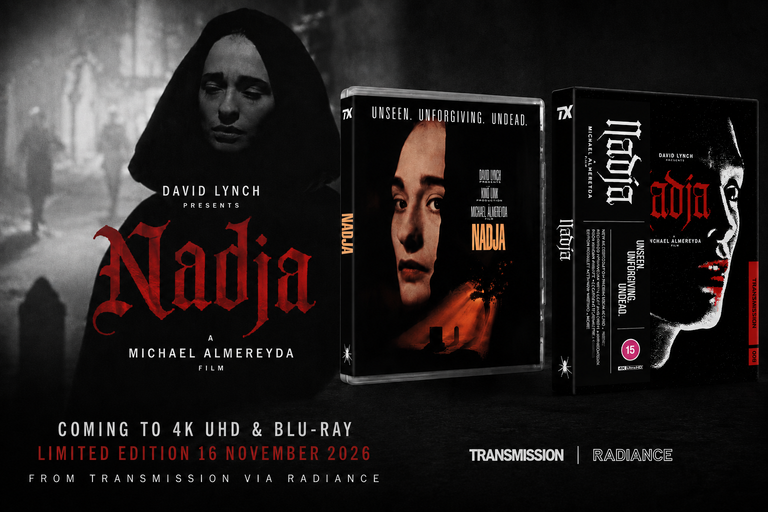 Elina Löwensohn in Michael Almereyda’s 1994 vampire film Nadja, coming to 4K UHD and Blu-ray from Transmission via Radiance Films.
