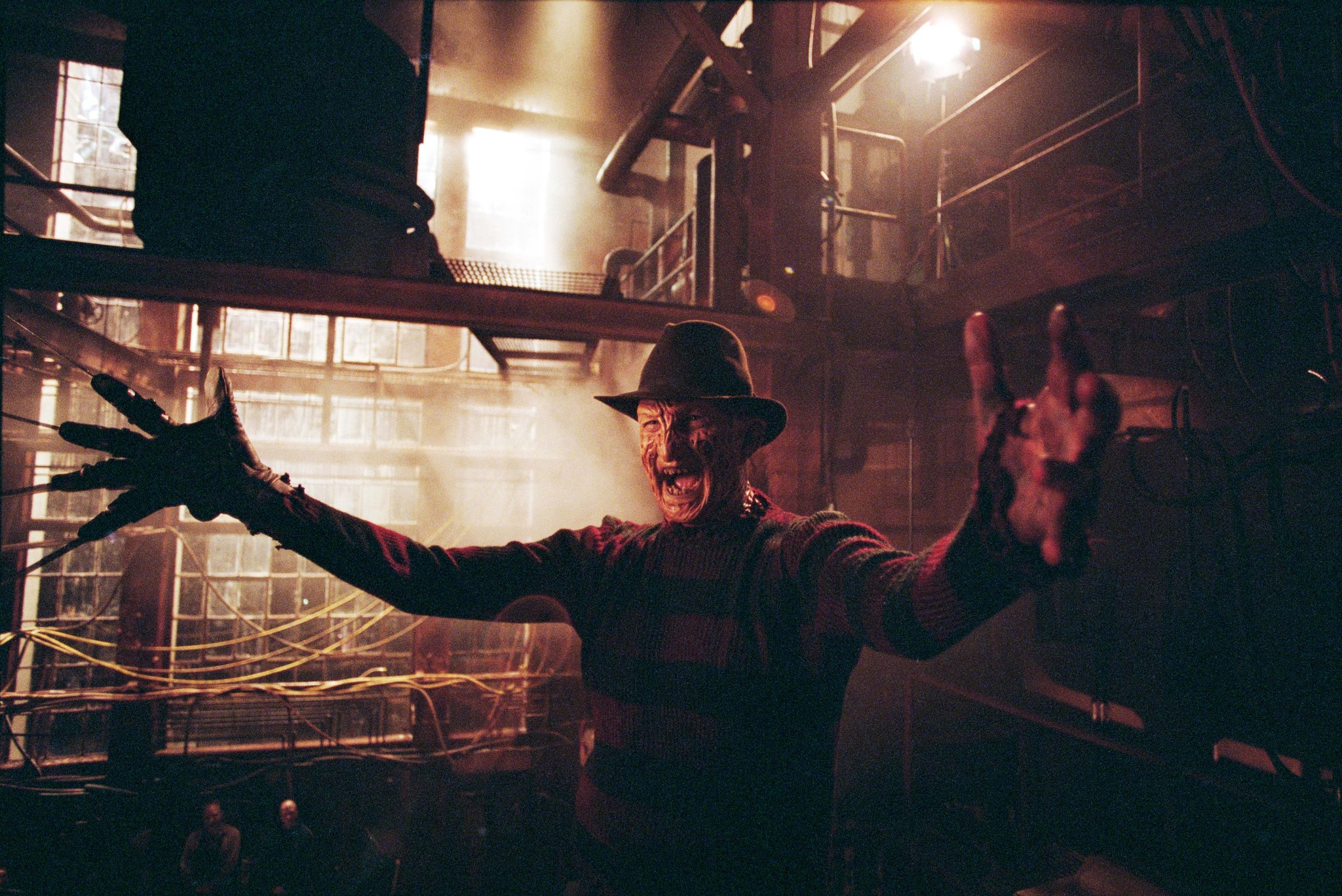 Freddy Krueger, Jason Voorhees and Ash Williams representing the abandoned Freddy vs. Jason vs. Ash movie crossover