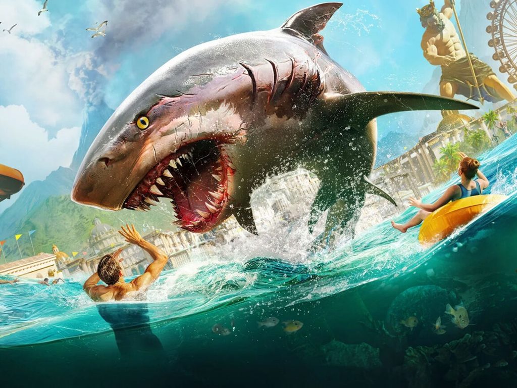 Maneater 2 shark swimming through Neptune’s Kingdom in Tripwire Interactive’s 2027 action RPG sequel