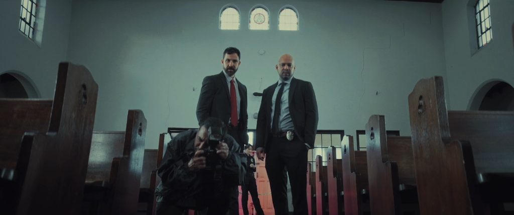 Johnny Yong Bosch as the masked supernatural vigilante Spades in the action thriller Spades.