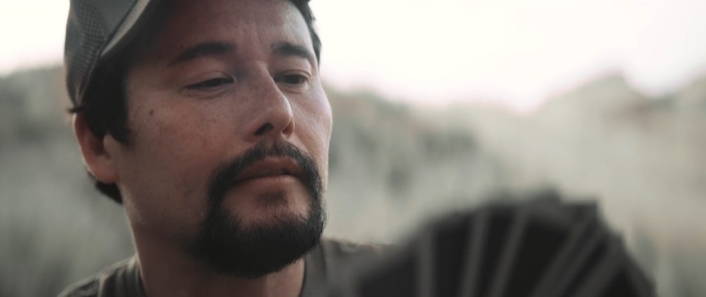 Johnny Yong Bosch as the masked supernatural vigilante Spades in the action thriller Spades.