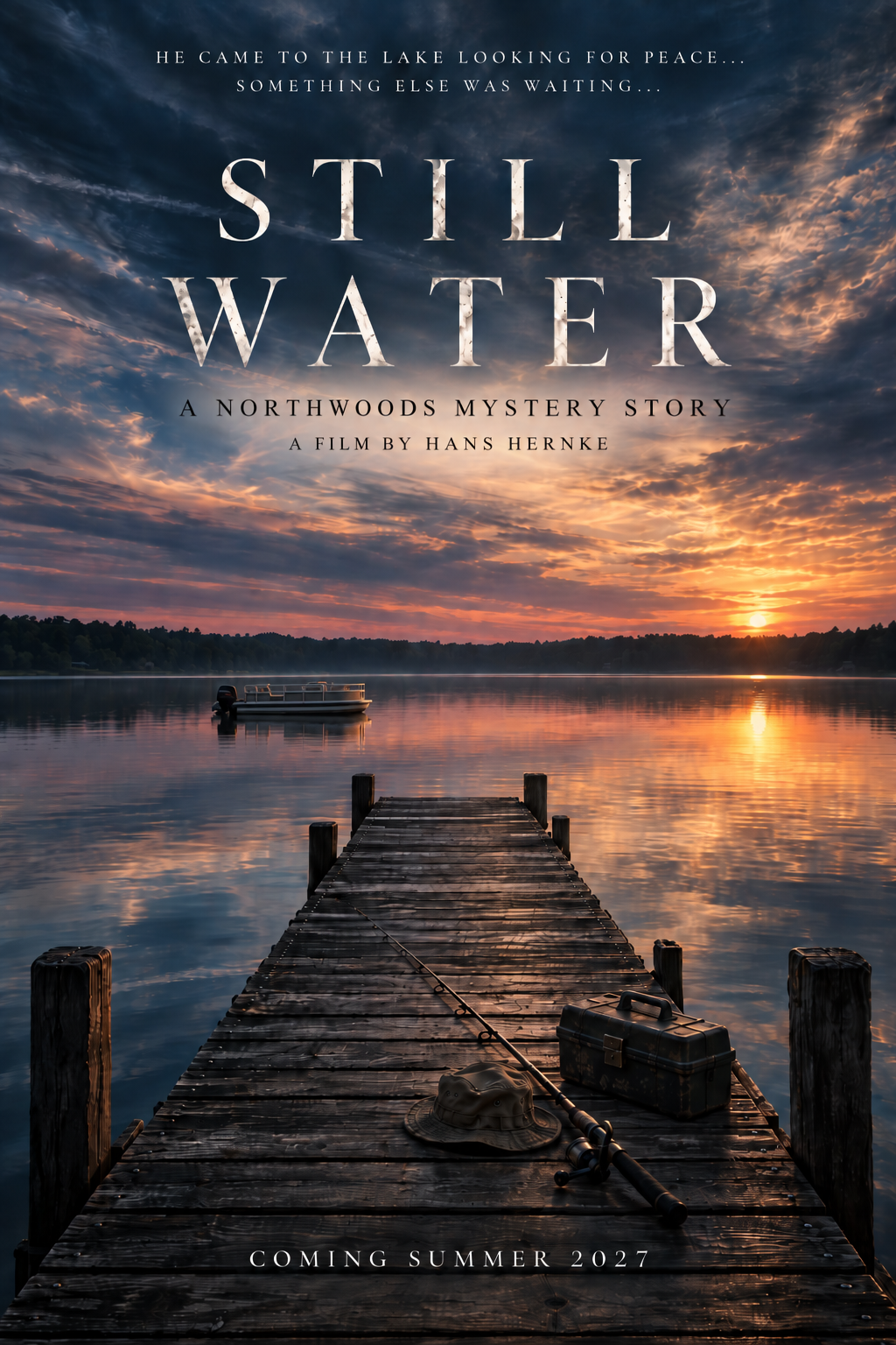 Hans Hernke mystery thriller Still Water, filmed in the lakes and forests of Northern Wisconsin