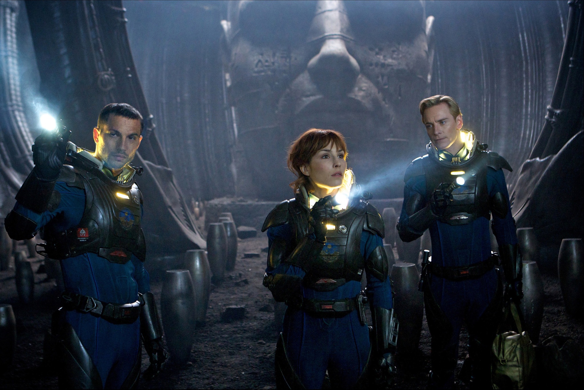 Michael Fassbender as David in Ridley Scott's Alien prequel series