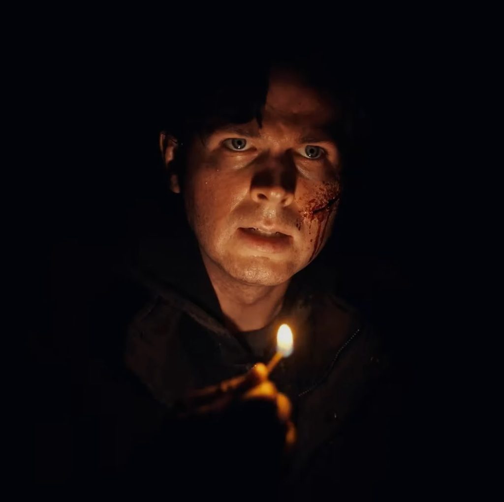 Chandler Riggs as Ethan Winters in the unofficial Resident Evil 7 fan film BIOHAZARD