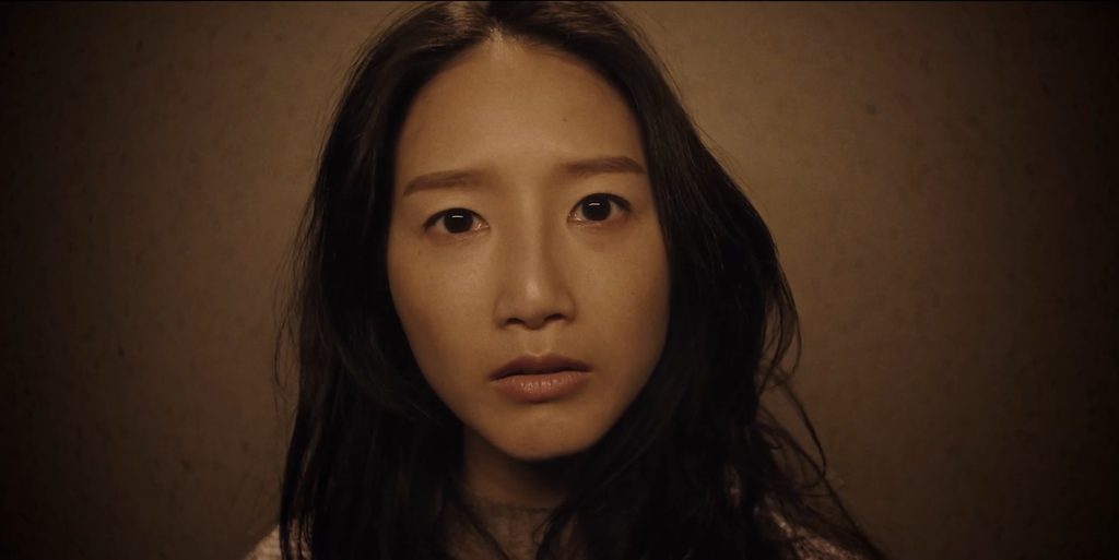 Jiyeon Han as demon-hunting ballerina Sua in the supernatural action-horror film Demon Dancer: Sua/Nara.