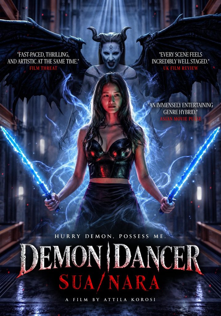 Jiyeon Han as demon-hunting ballerina Sua in the supernatural action-horror film Demon Dancer: Sua/Nara.