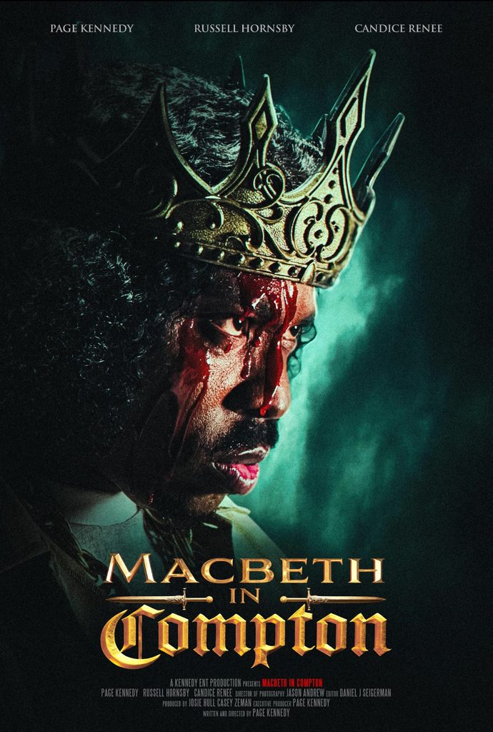 Page Kennedy as Mac in the 1990s-set Shakespeare adaptation Macbeth in Compton