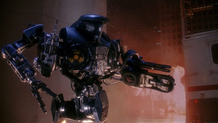 Cain and his RoboCain cyborg form from RoboCop 2, inducted into the Stalk & Slash Hall of Killers Third Class Tier